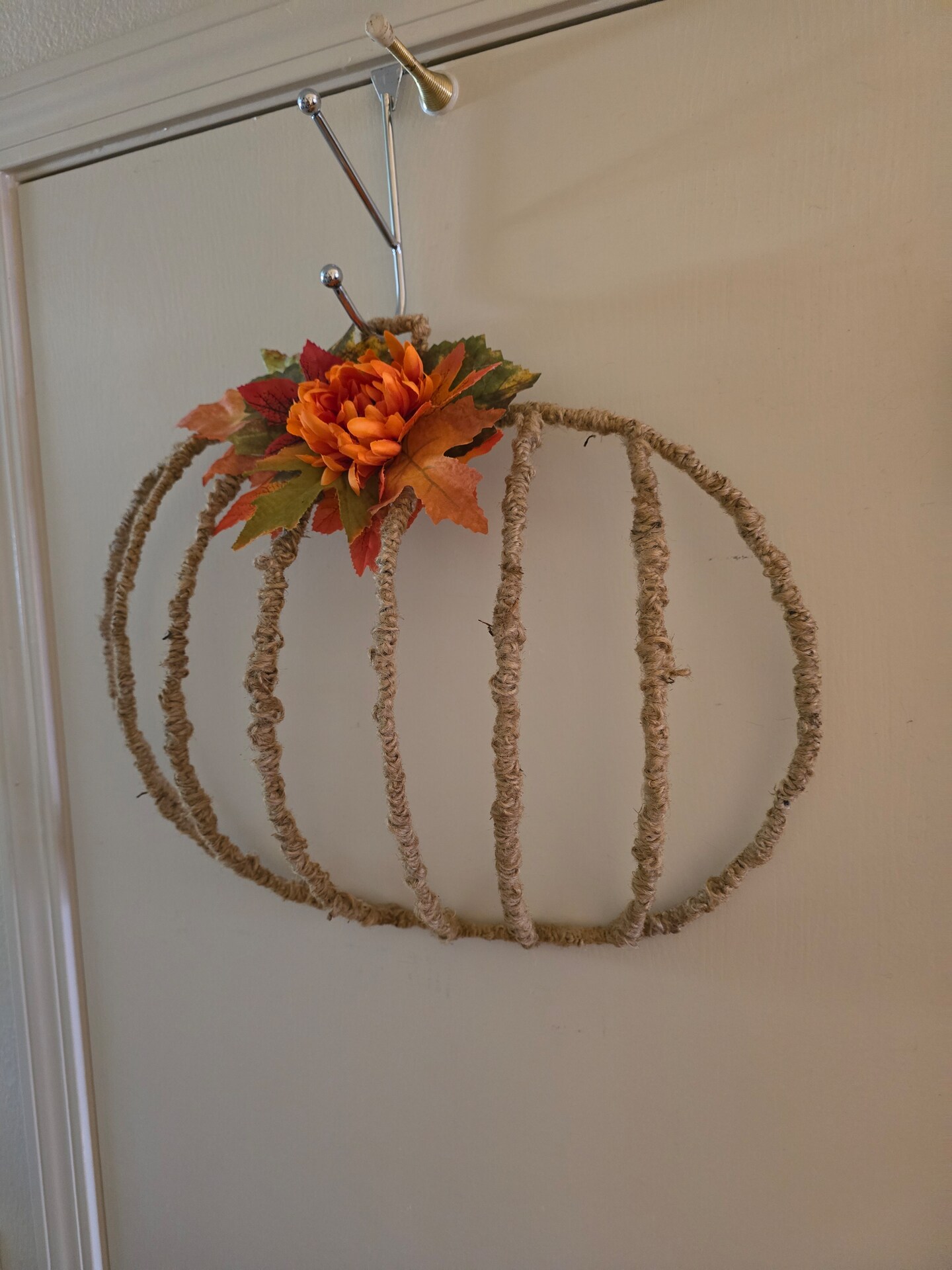 Twine Wrapped Pumpkin Wreath MakerPlace by Michaels