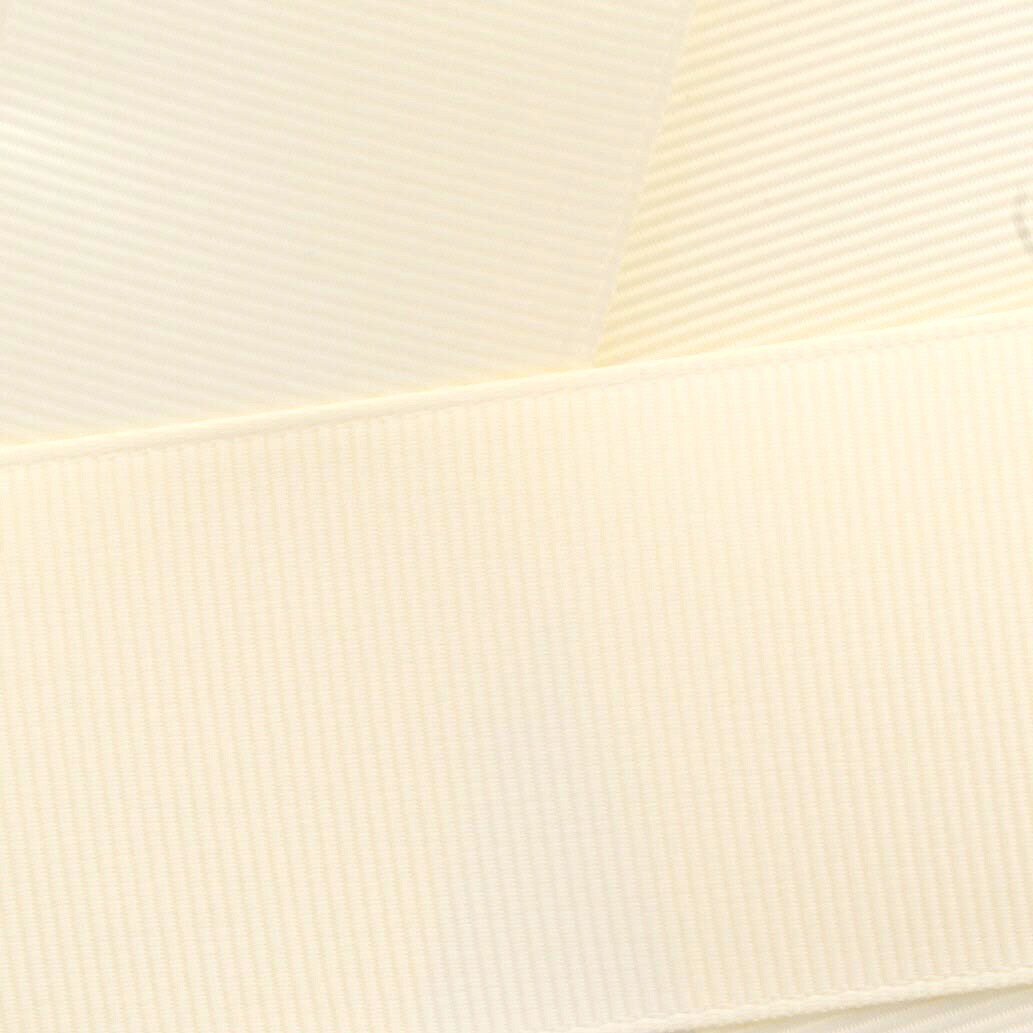 3/8&#x22; Grosgrain Ribbon Solid 815 Cream 10 Yard