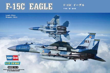 HobbyBoss  1/72 F-15C EAGLE FIGHTER Plastic Model