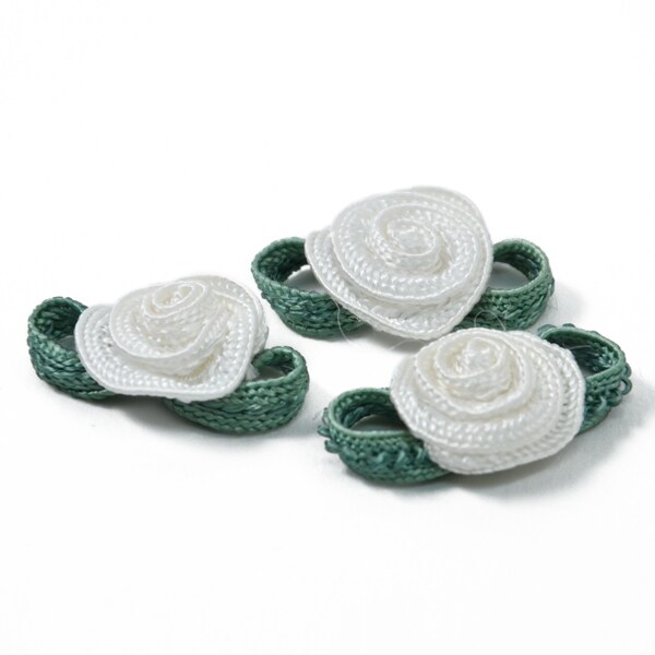 Rosette with Dark Green Leaves Pack of 3