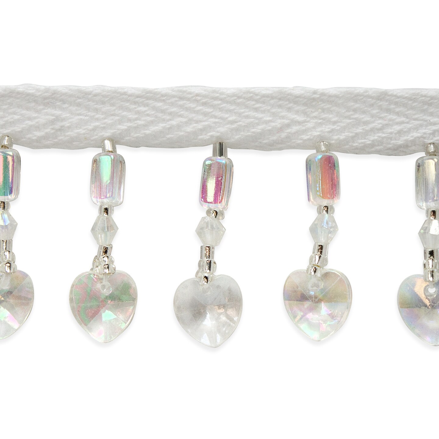 Beaded Heart Fringe Trim Michaels