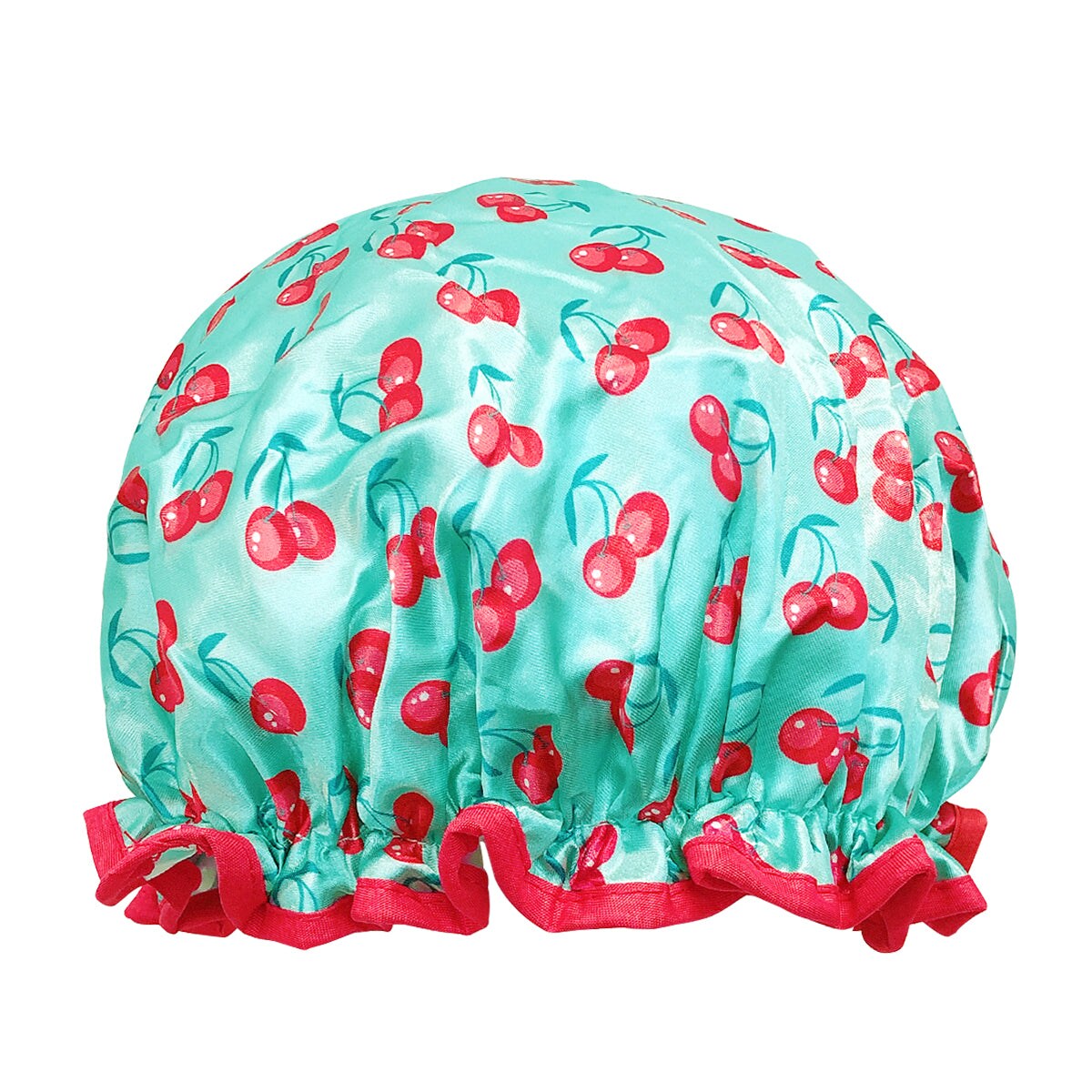 Wrapables Reusable Women&#x27;s Waterproof Shower Caps for Long Hair