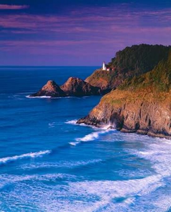 Heceta Head Lighthouse Poster Print by Ike Leahy - Item # VARPDXPSLHY117