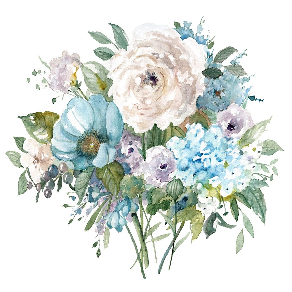 Blue and White Botanical II Poster Print by Carol Robinson # 43345 ...