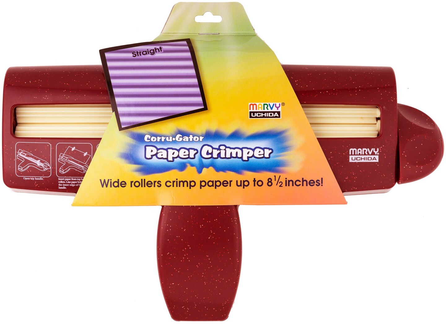 Corru-Gator Paper Crimper 8.5&#x22;-Straight