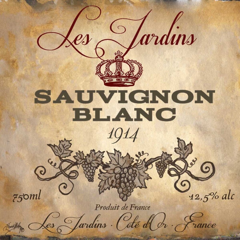 Wine Label VI Poster Print by Elizabeth Medley - Item # VARPDX11539F