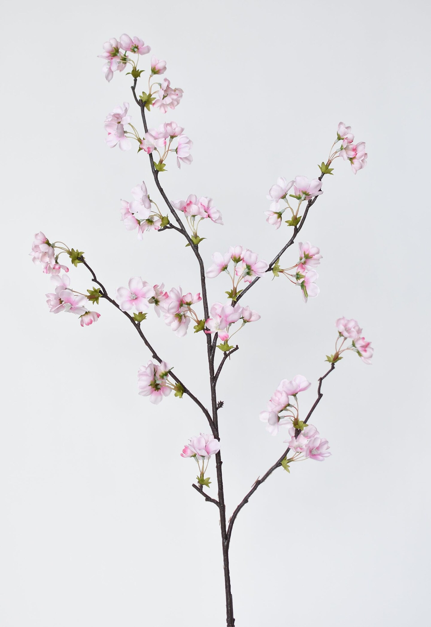 36&#x22; Faux Quince Blossom Pink Stem Flowering Branch