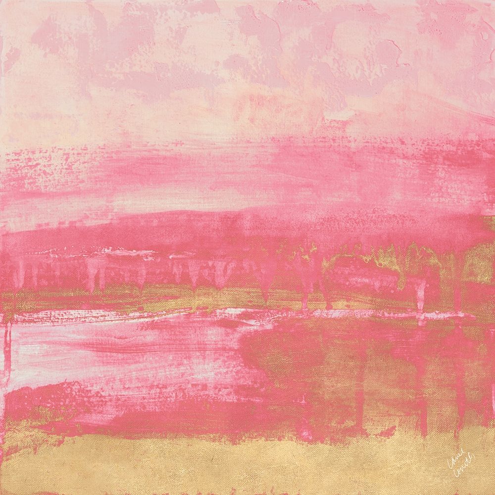 Pink and Gold Abstract Poster Print by Lanie Loreth - Item # VARPDX12591D