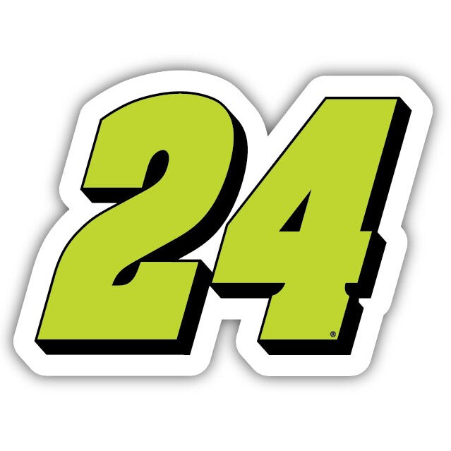 R and R Imports William Byron 24 NASCAR Cup Series 4 Pack Laser Cut Decal