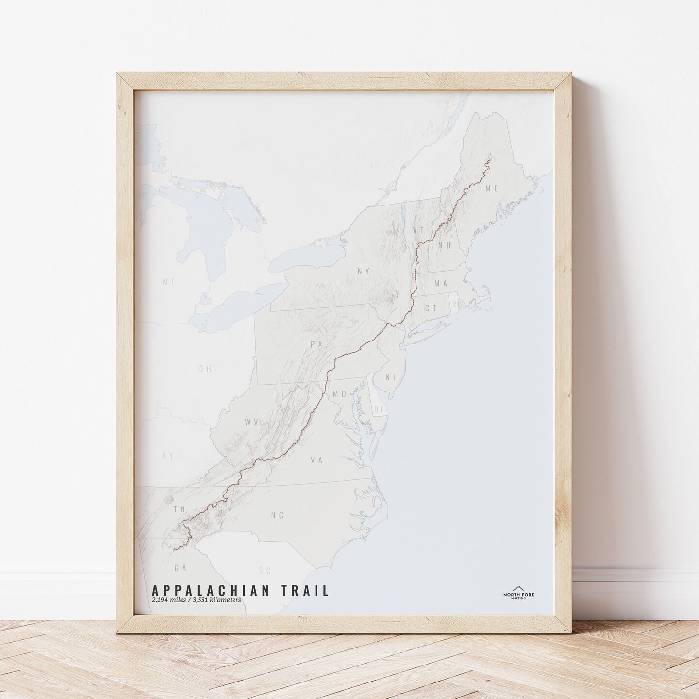 Appalachian trail thru outlet hike map