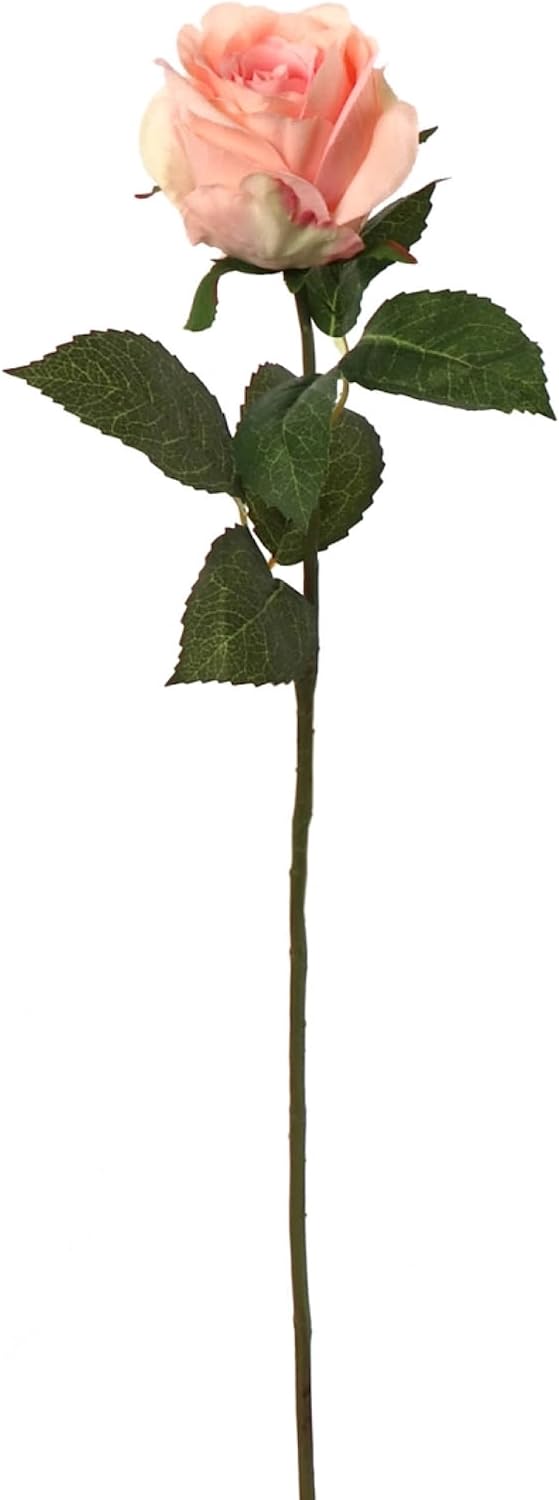 48-Pack: Rose Bud Stem with Realistic Silk Foliage by Floral Home&#xAE;