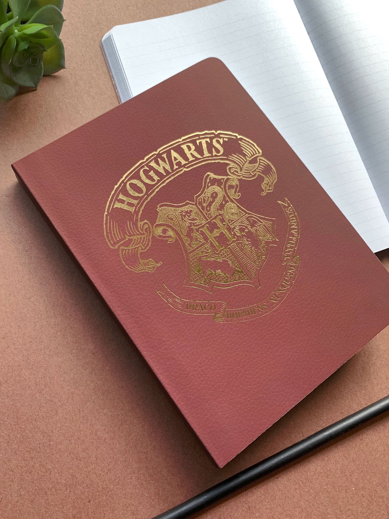 Harry Potter Hogwarts Crest Softcover Lined Journal -Notebook