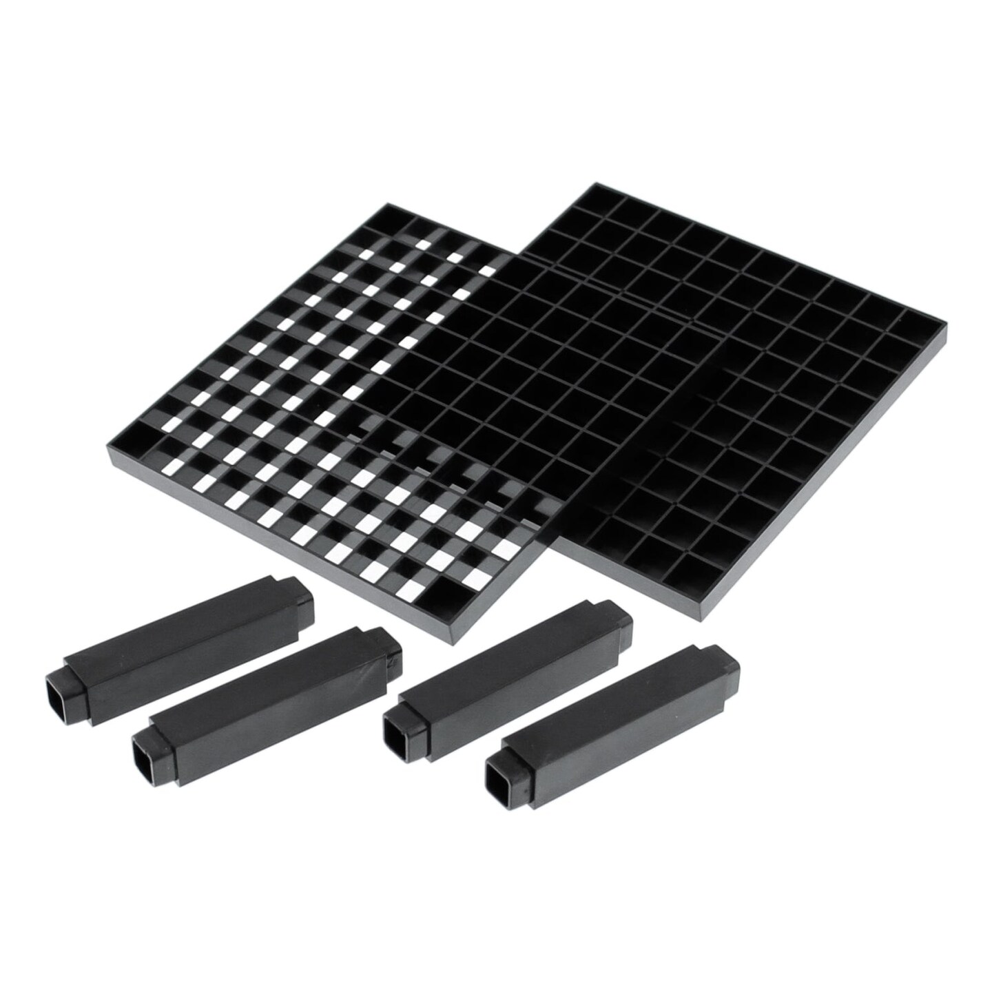 96 Hole Plastic Pencil & Brush Holder Desk Stand Organizer Holder for Pens, Paint Brushes