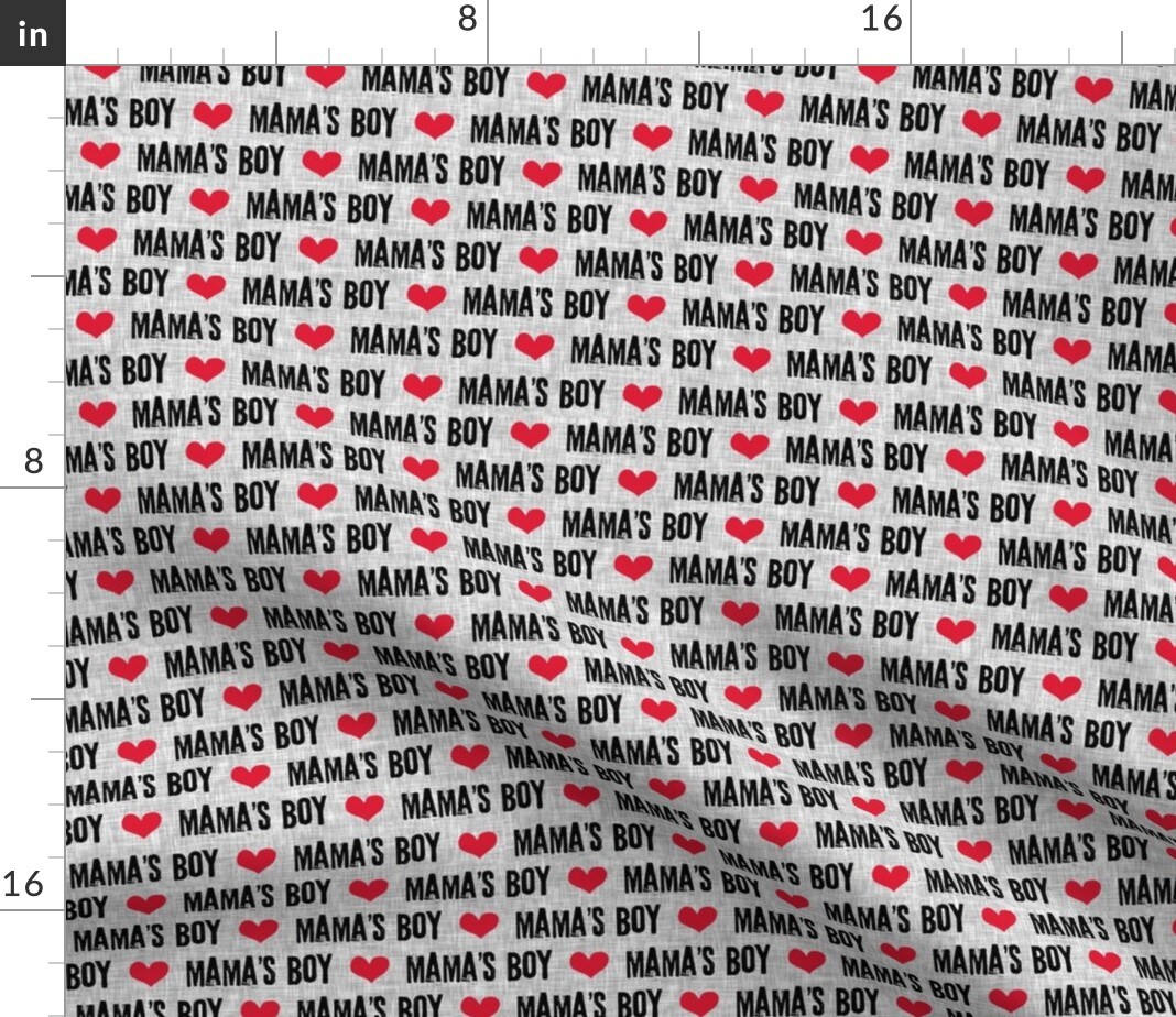 Boy Valentines Day Love Heart Custom Printed Fabric by Spoonflower Various Fabrics by the Yard or Fat Quarter