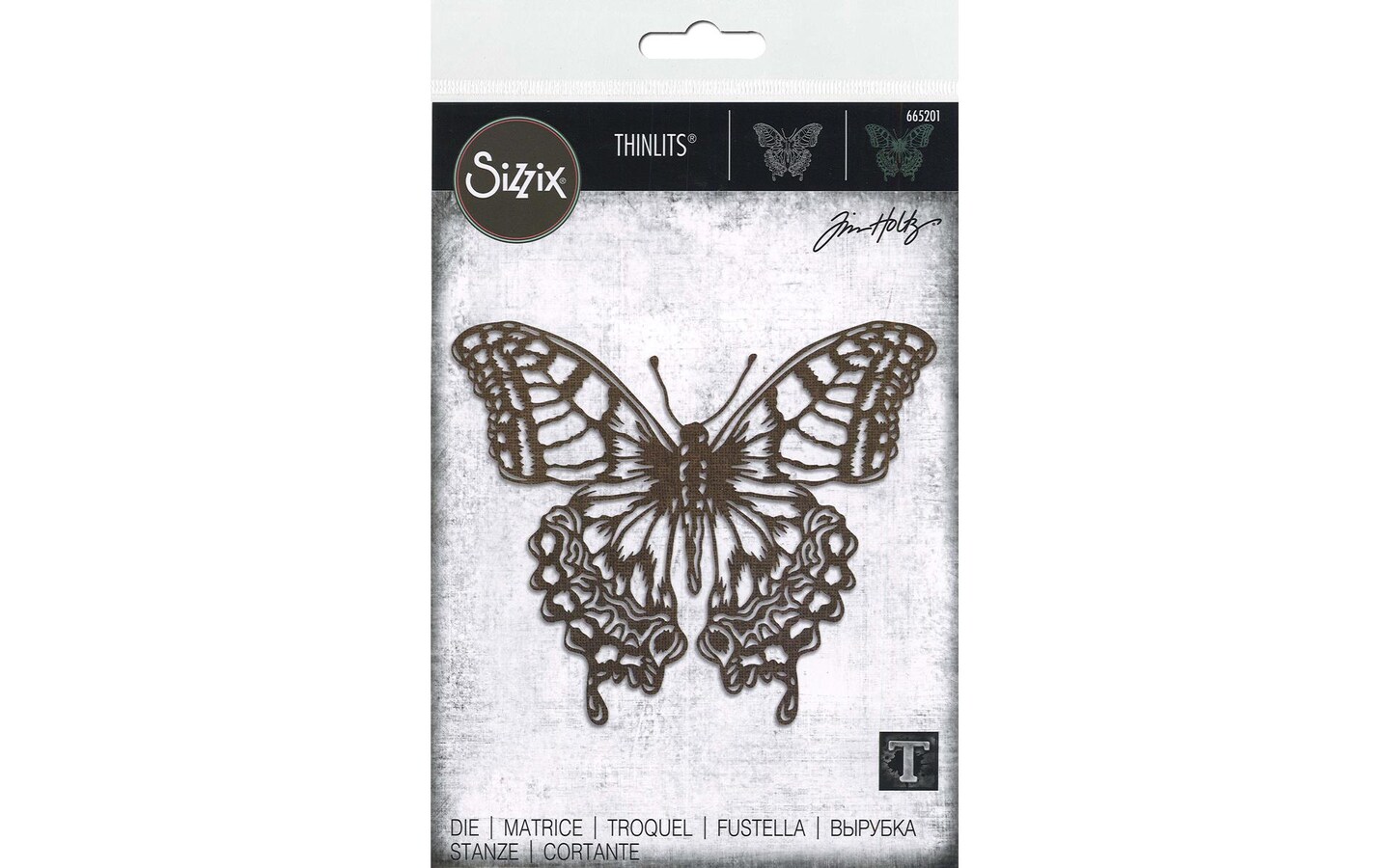 Sizzix THoltz Thinlits Die Perspective Butterfly