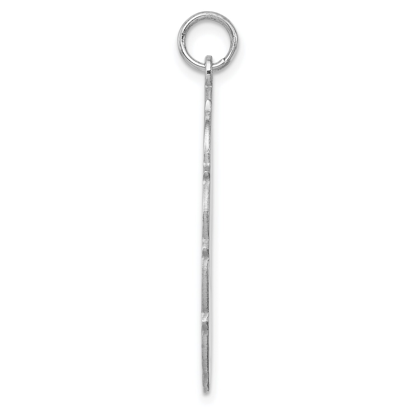 Sterling Silver Disc Charm 0.018&#x22; 23.3mm Jewerly 32mm x 24mm