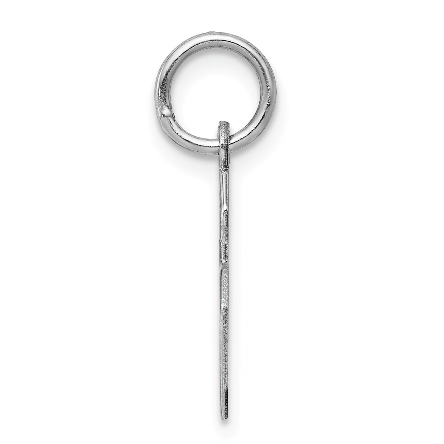 Sterling Silver Small Polished Number 6 Charm Pendant