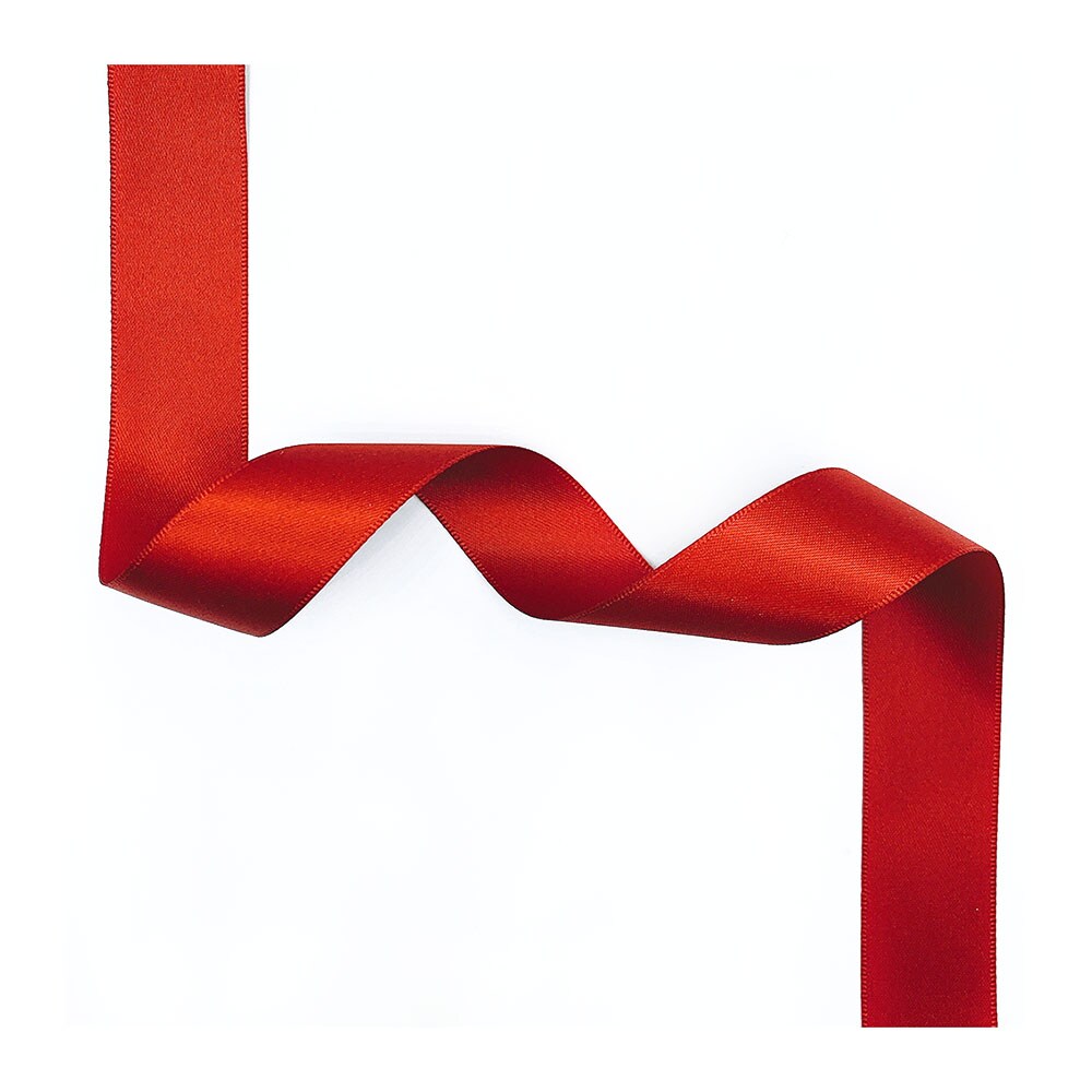  Red Ribbon for Gift Wrapping Red Satin Ribbon 3/8 in