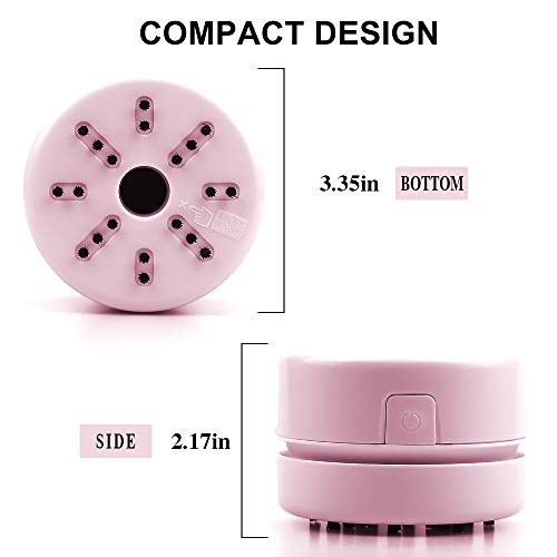 BLOCE Diamond Painting Tools, Diamond Painting Accessories for Diamonds, Hand-Held Vacuum Cleaner for Diamond Painting Lover (Pink)