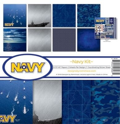 Reminisce Navy Collection Kit