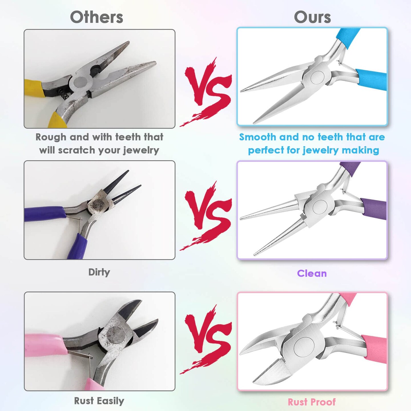 Cheap 3 Styles Pliers Tools for Handcraft Beadwork Repair Jewelry
