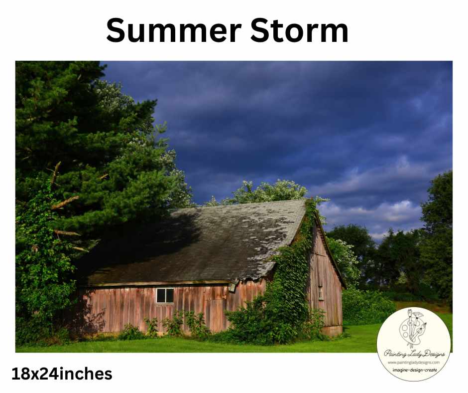 Summer Storm Barn Art & Decoupage Paper Michaels
