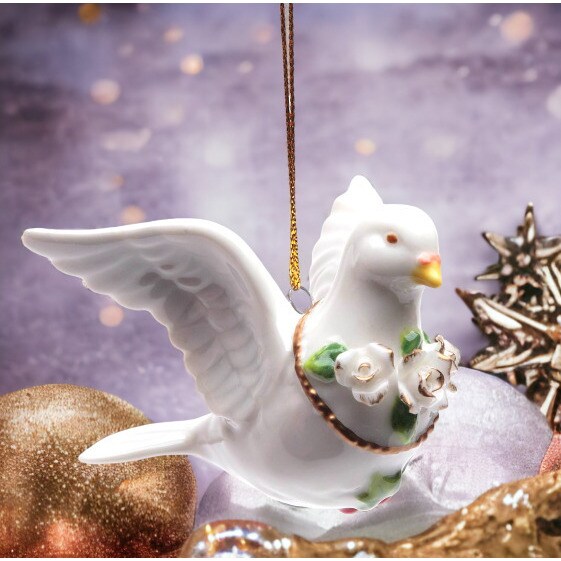 Christmas Fantasia Dove Ornament Gift Idea Indoor Home Decoration Any Occasion