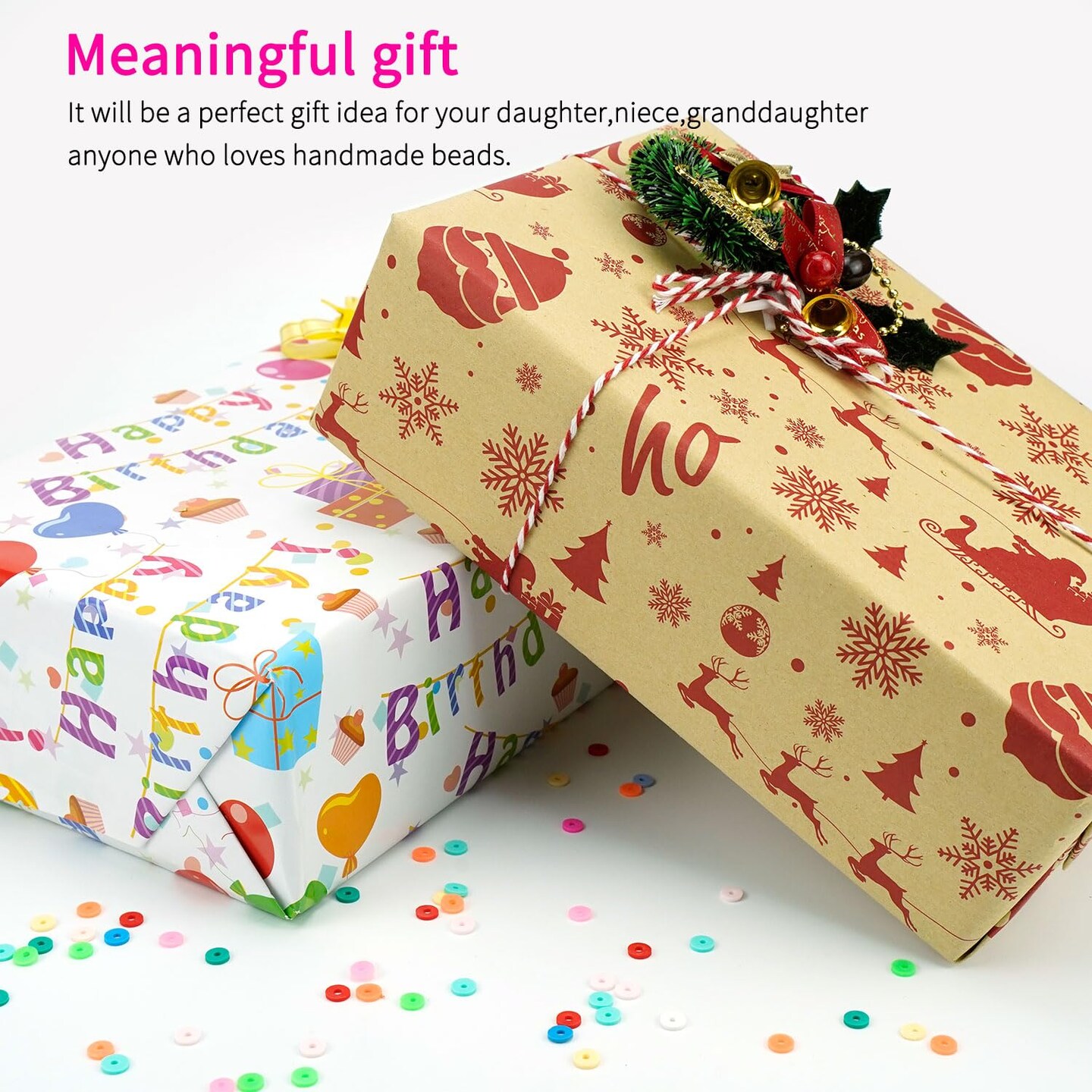 12000 Pieces Clay Beads for Bracelet Making, Paodey 48 Colors 3 Boxes Polymer Clay Beads Spacer Beads Kit, Jewelry Making Kit with Preppy Heishi Beads and Elastic Strings, Crafts Gift for Girls Ages 6-12