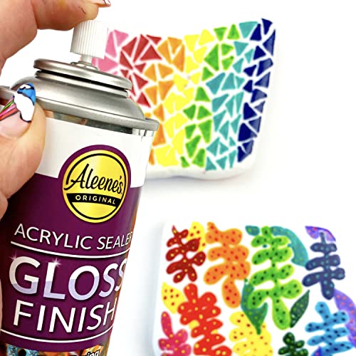 Aleene's 26412 Spray Gloss Finish, 6 Oz Acrylic Sealer, Original