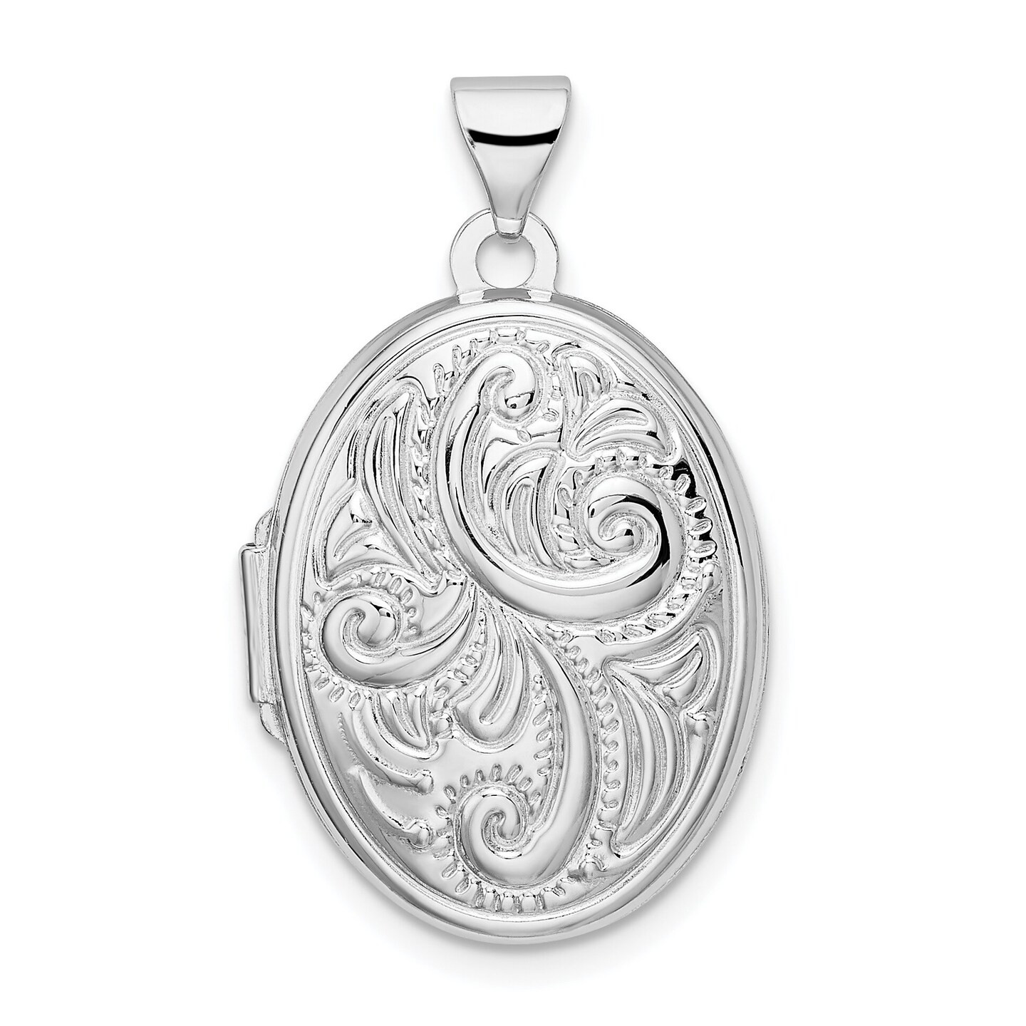 Silver Oval Locket Necklace  Silver lockets, Silver, Sterling