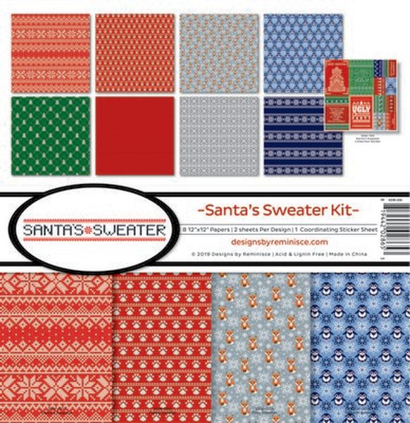 Reminisce Santa&#x27;s Sweater Collection Kit