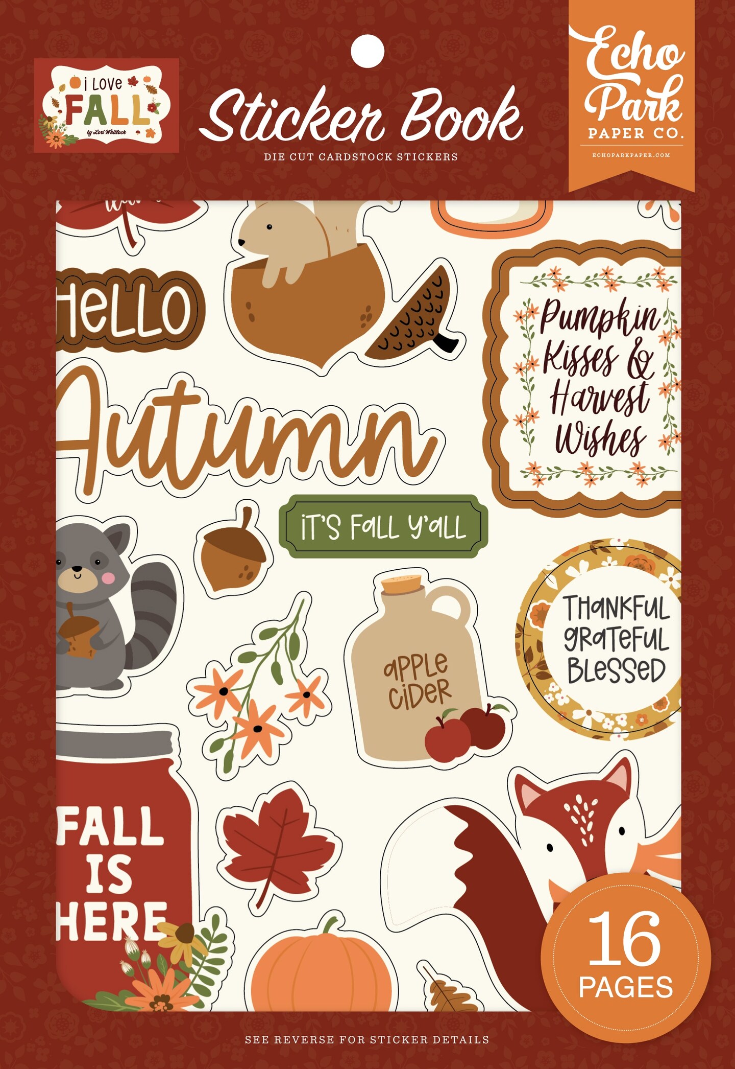 Echo Park Sticker Book-I Love Fall
