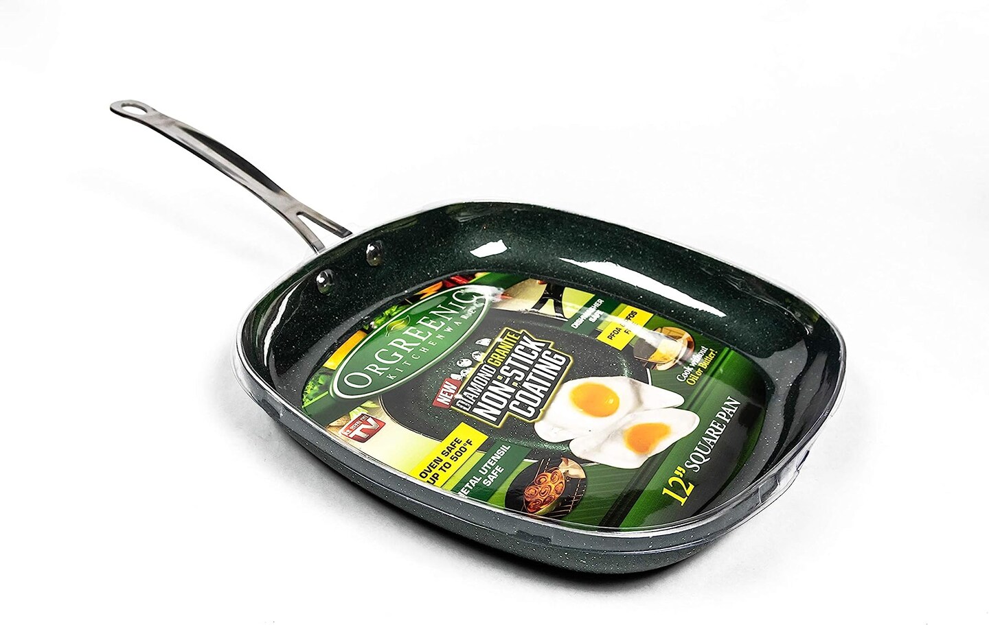 Original Orgreenic 12" Original Orgreenic Non-Stick Square Frying Pan
