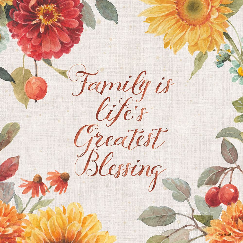 Autumn in Bloom IV Poster Print by Lisa Audit # 45253