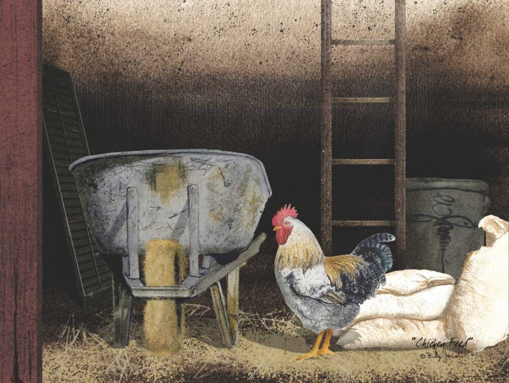 Chicken Feed Poster Print by Billy Jacobs - Item # VARPDXBJ139A