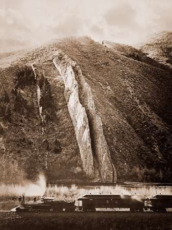 The Devils Slide, Utah, 1873-1874 Poster Print by Carleton Watkins - Item # VARPDX455359