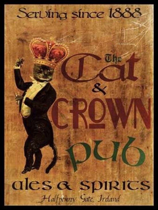 Cat and Crown Pub Poster Print by Jason Giacopelli - Item # VARPDXGPL113