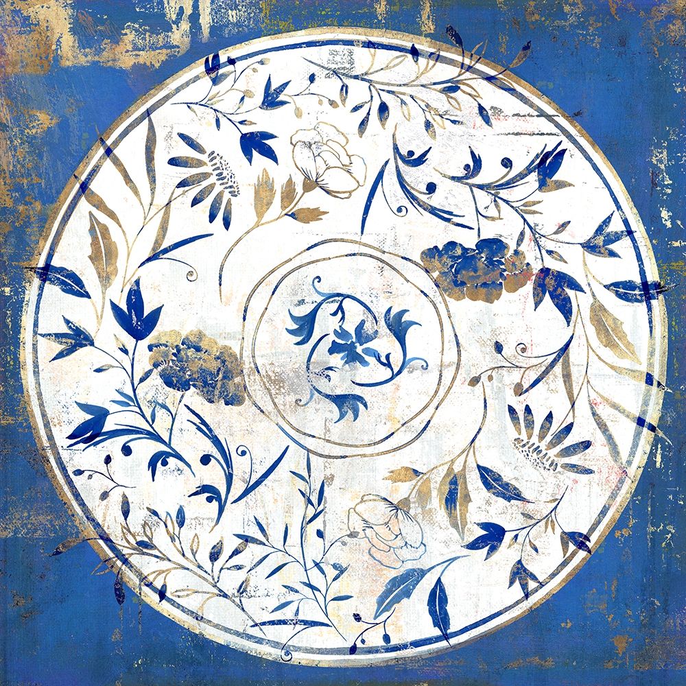 Indgio Porcelain Tile I Poster Print by Isabelle Z Isabelle Z - Item # VARPDXEZ373A