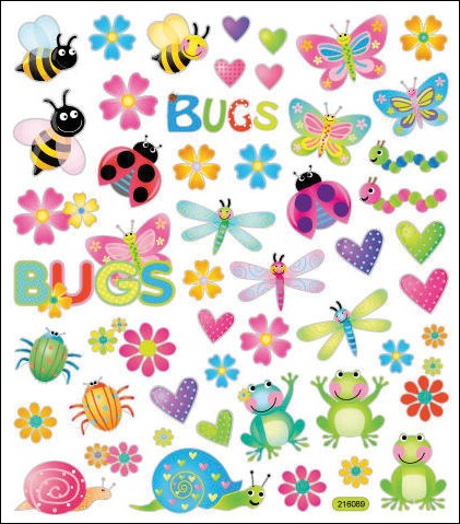 Sticker King Stickers-Bugs In Color | Michaels