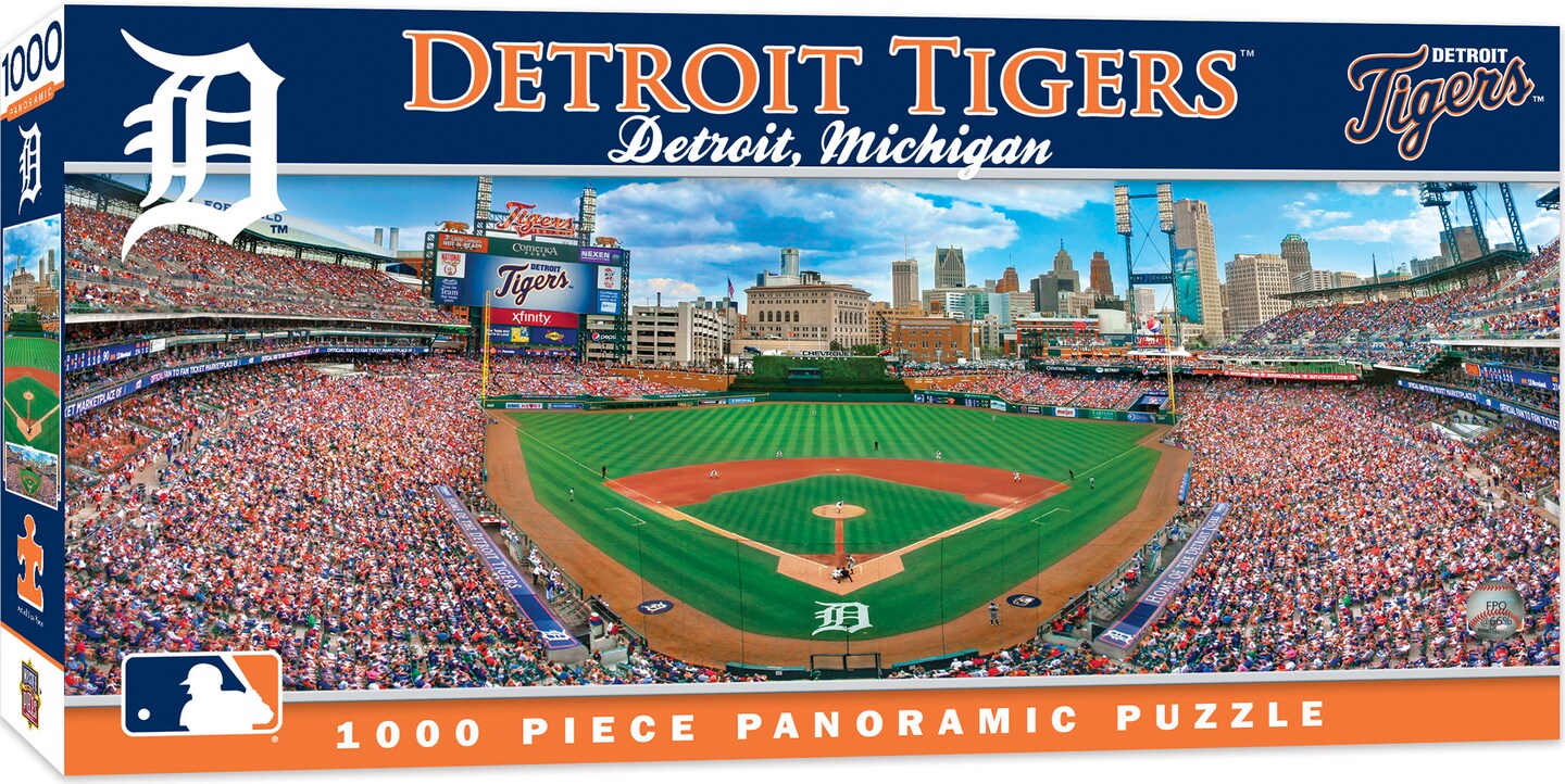  Masterpieces Detroit Tigers 1000pc Panoramic Puzzle : Home &  Kitchen