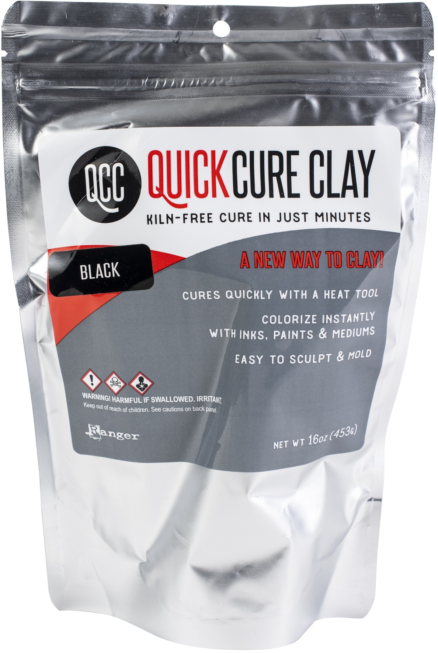 Ranger Quick Cure Clay 16oz-Black