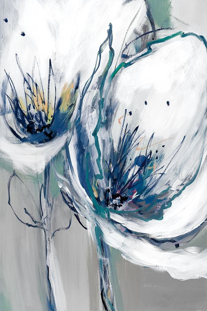 Seafoam Blooms II Poster Print by A. Fitzsimmons - Item # VARPDXPOD60758