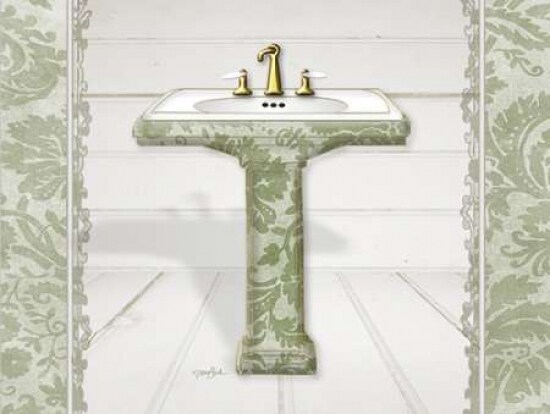 Damask Sink 1 Poster Print by Diane Stimson - Item # VARPDXDSRC234C