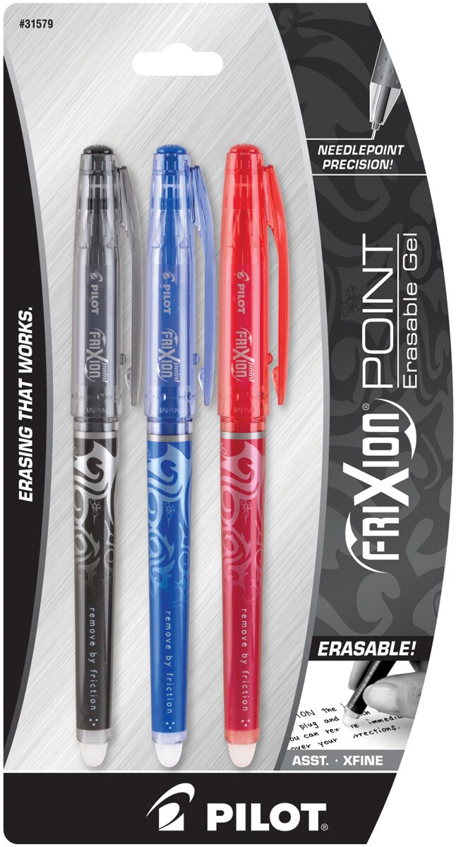Pilot Frixion Blue 3 Pack - Tesco Groceries