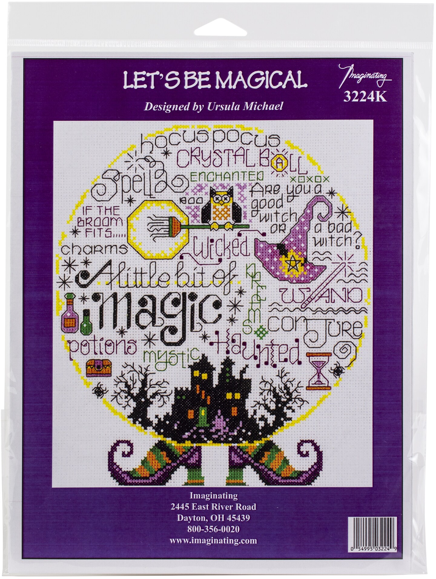 Imaginating Counted Cross Stitch Kit 8.3"X9.4"-Let's Be Magical