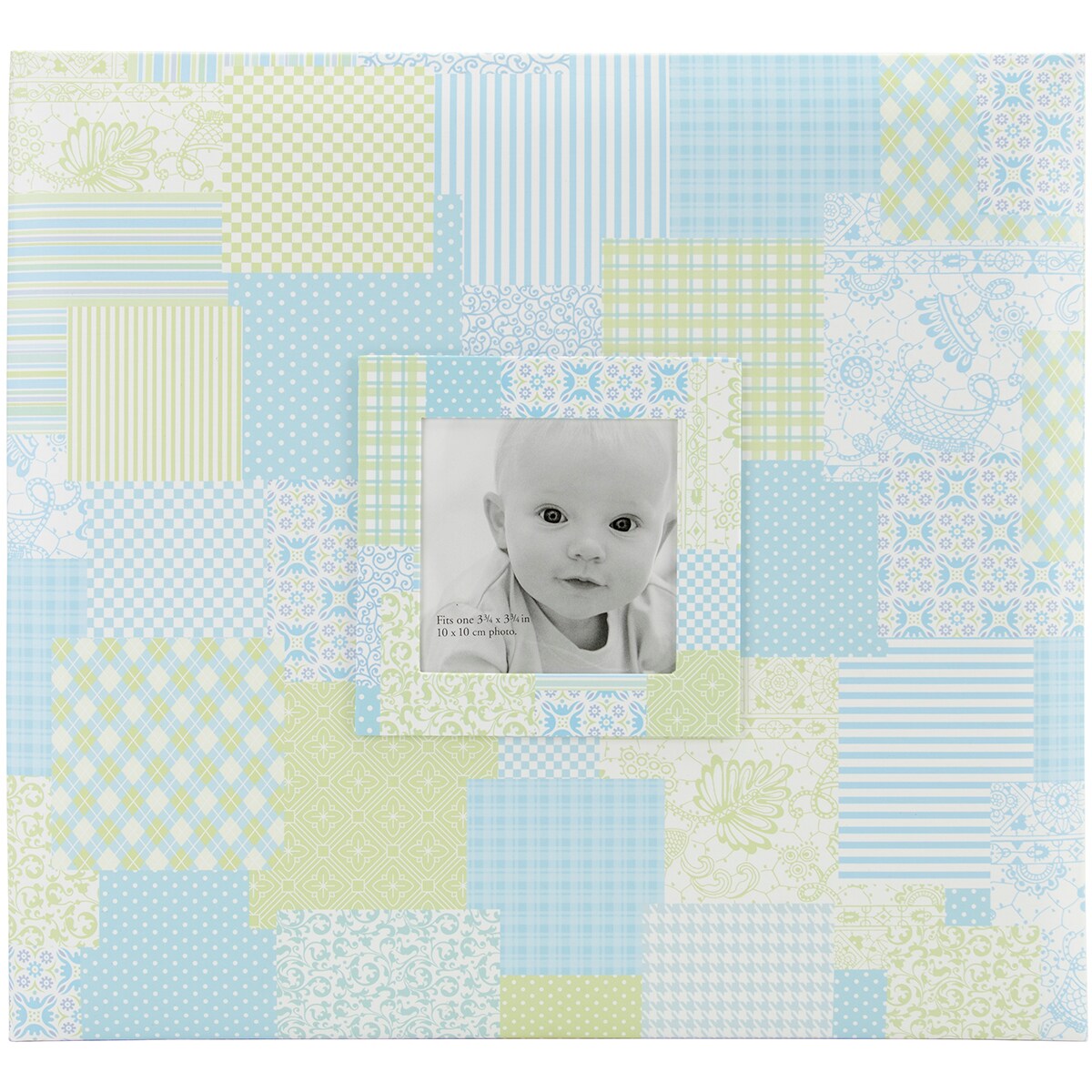 MBI Baby Post Bound Album W/Window 12&#x22;X12&#x22;-Blue