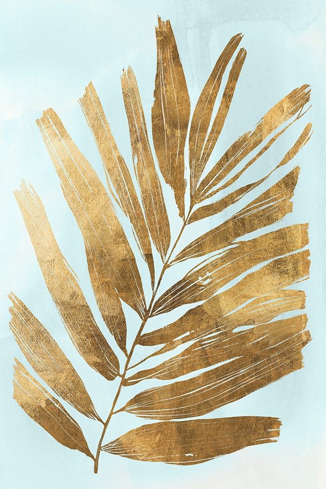 Golden Fern I Poster Print by Maya Woods - Item # VARPDXMW089A