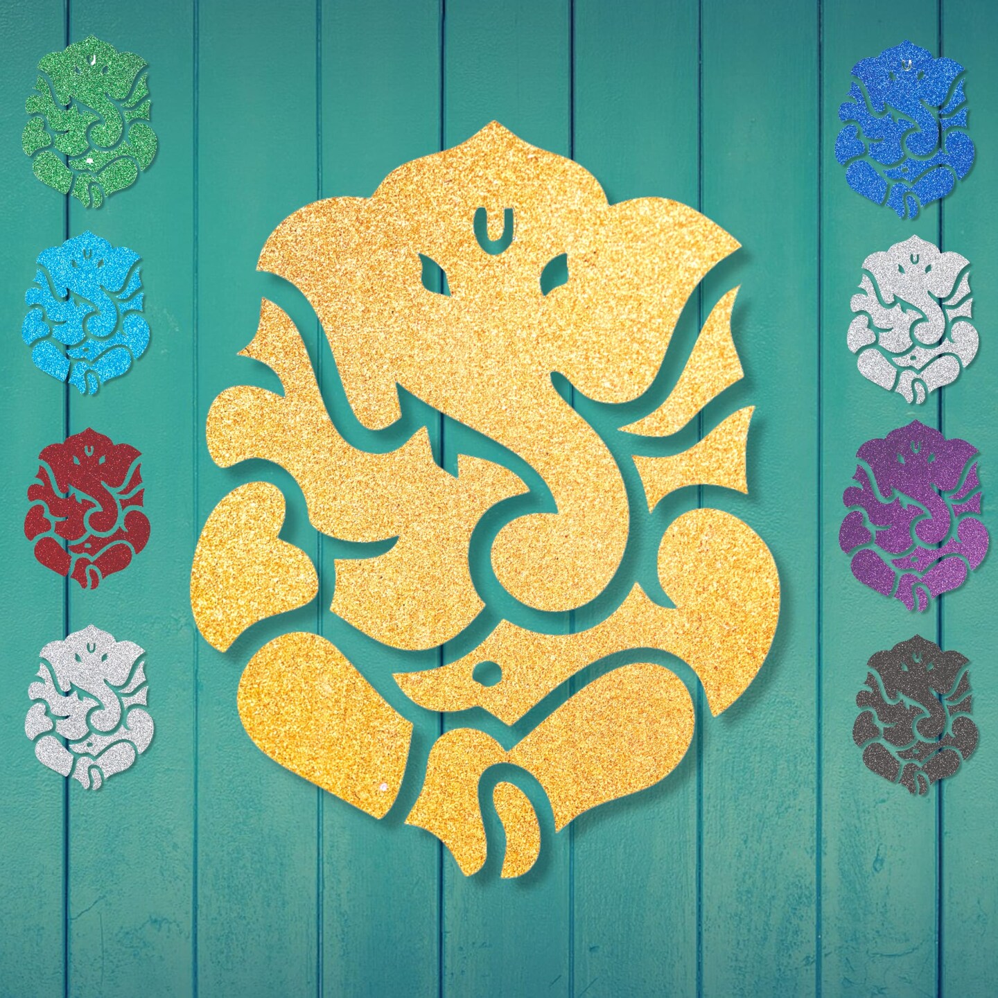 Ganesh Cutout For Backdrop, Ganesha Centerpiece Cutout, Ganapathi