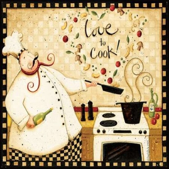 Love to Cook Poster Print by Dan DiPaolo - Item # VARPDXDDPSQ380