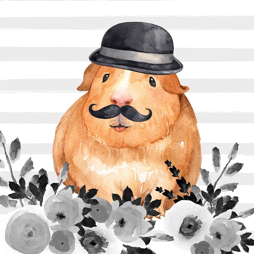 GUINEA PIG DETECTIVE Poster Print by Atelier B Art Studio - Item # VARPDXBEGCHA6